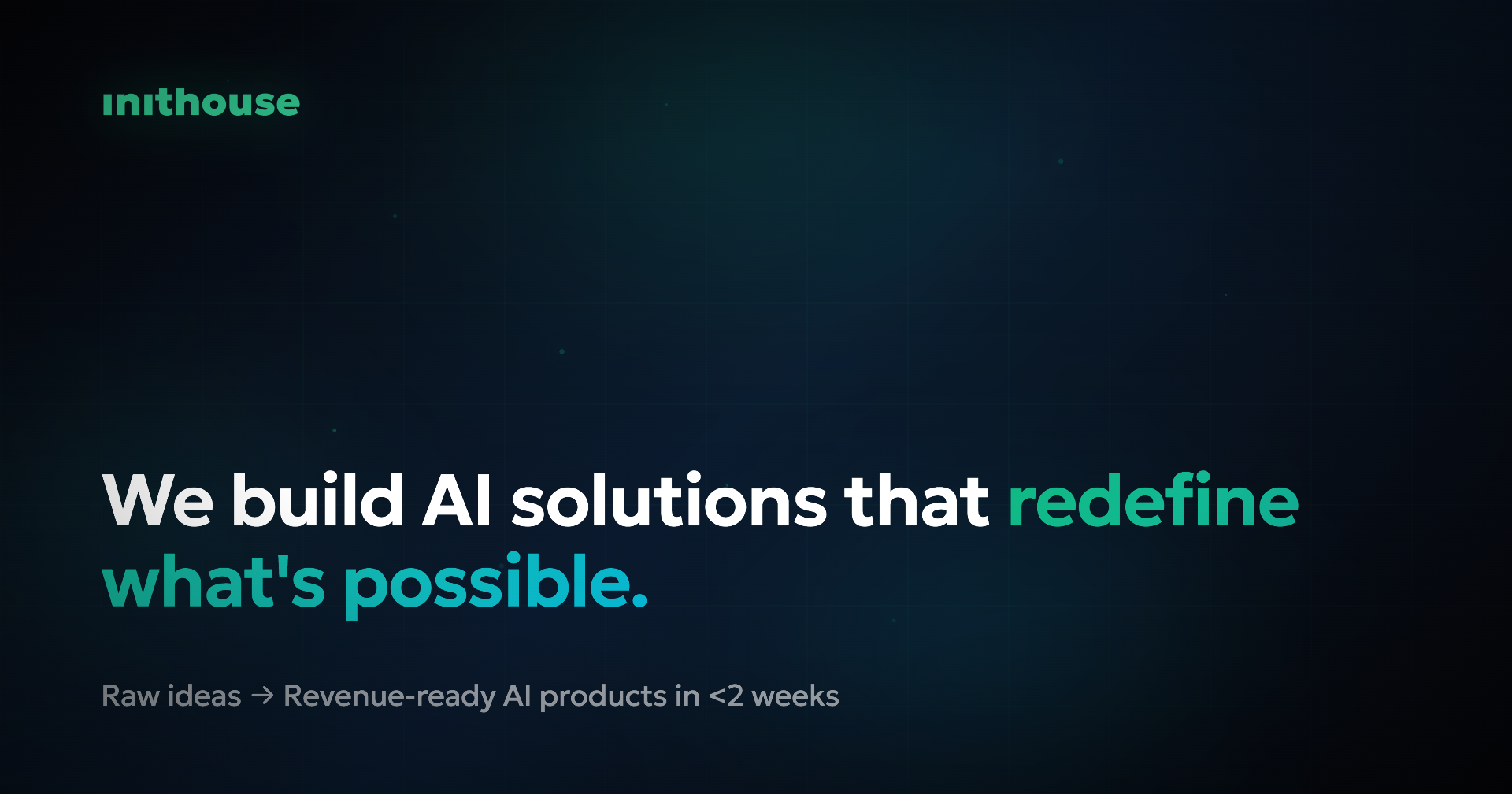System Inspection In Computer inithouse — Agentic Systems & AI Product Studio